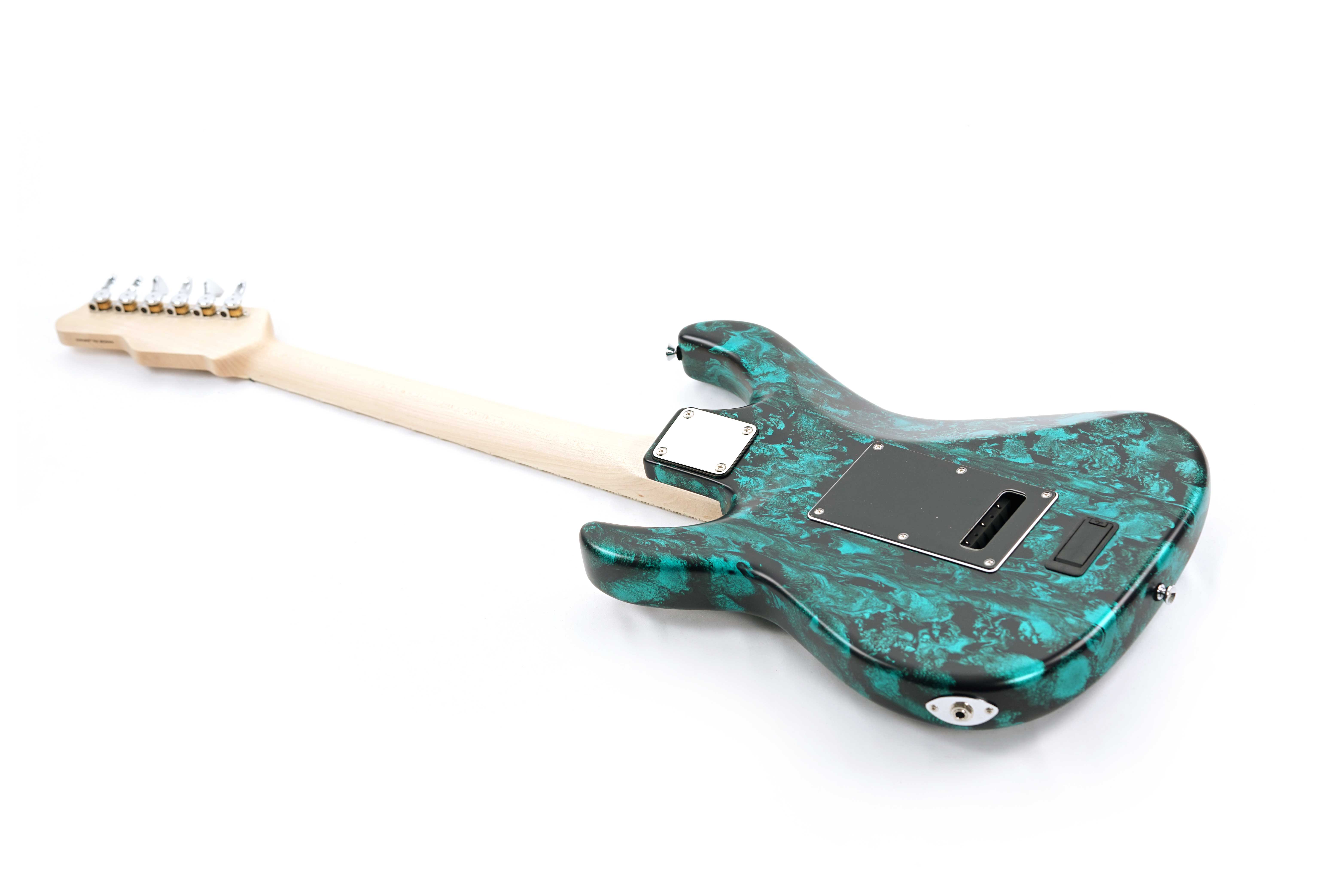 Tyler Japan Studio Elite HD Black Shmear Turquoise Tint