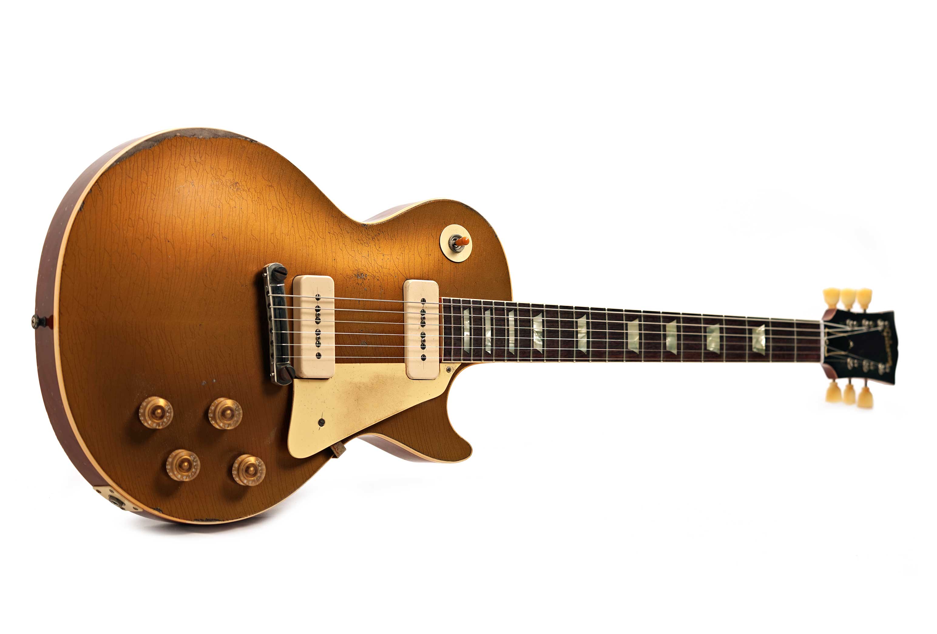Gibson Custom Shop Murphy Lab 1954 Les Paul Goldtop Reissue Heavy Aged Double Gold #46126