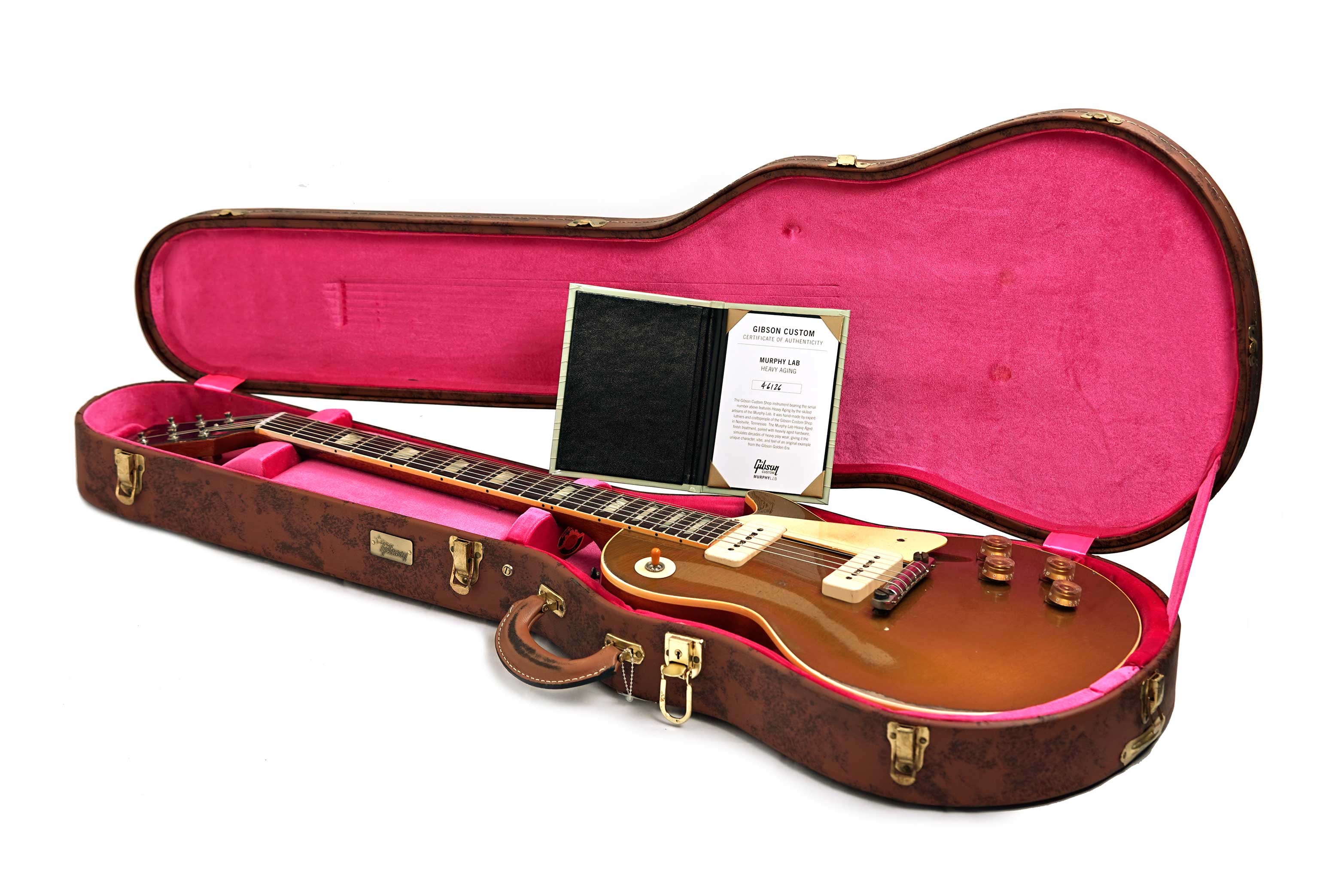 Gibson Custom Shop Murphy Lab 1954 Les Paul Goldtop Reissue Heavy Aged Double Gold #46126
