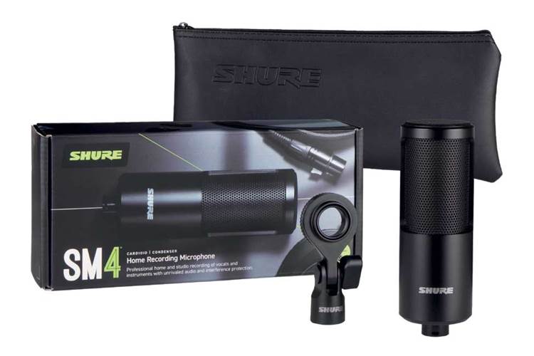 Shure SM4-K SM4 Dual Diaphragm Condenser Microphone including Hard Mount Shure SM4-K SM4 Dual Diaphragm Condenser Microphone including Hard Mount