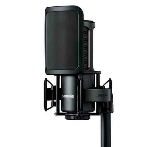 Shure SM4-K-KIT SM4 Dual Diaphragm Condenser Microphone including Shock Mount, Magnetic Pop Filter & Carry Case Shure SM4-K-KIT SM4 Dual Diaphragm Condenser Microphone including Shock Mount, Magnetic Pop Filter & Carry Case