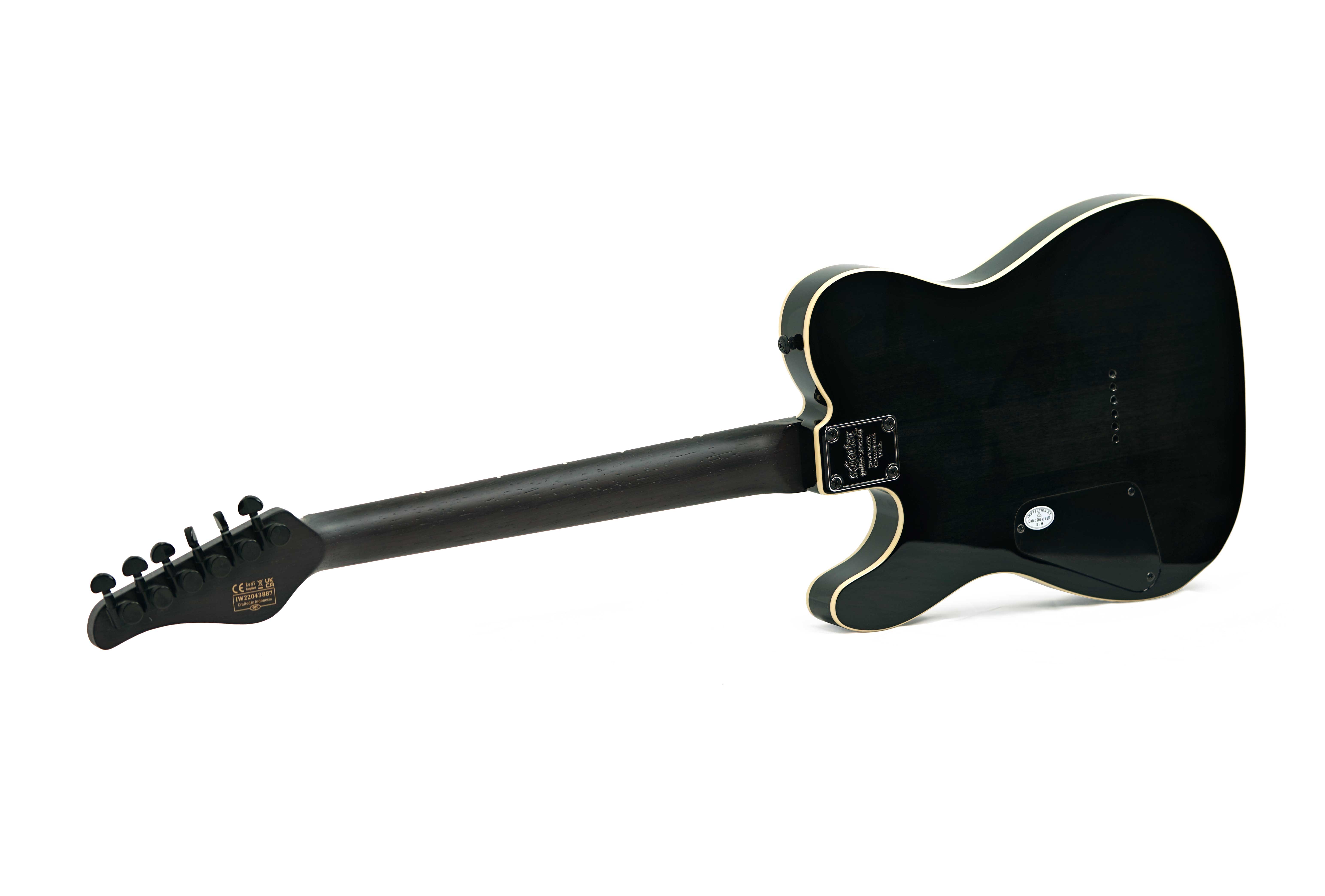 Schecter PT Pro Trans Black Burst Wenge Neck