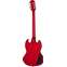 Epiphone SG Standard Left Handed Cherry Back View