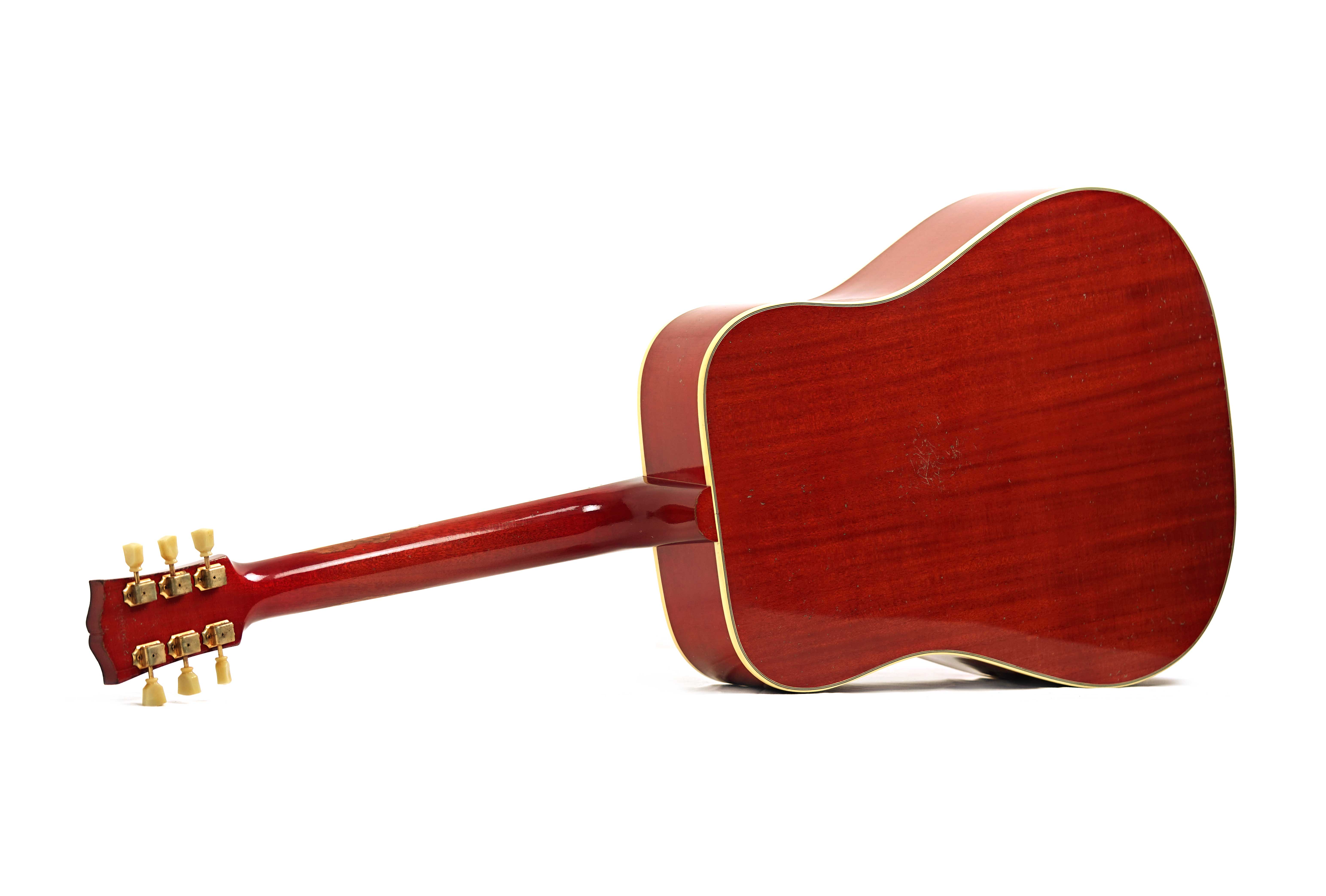 Gibson 1960 Hummingbird Heavy Aged Washed Cherry Sunburst #22905041