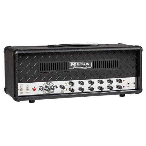 Mesa Boogie Dual Rectifier 90s 2-Channel Black Bronco/Chrome Chassis Valve Amp Head Mesa Boogie Dual Rectifier 90s 2-Channel Black Bronco/Chrome Chassis Valve Amp Head
