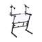On Stage Pro Heavy Duty Folding Z Keyboard Stand with 2nd Tier Front View
