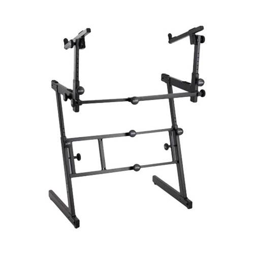 On Stage Pro Heavy Duty Folding Z Keyboard Stand with 2nd Tier On Stage Pro Heavy Duty Folding Z Keyboard Stand with 2nd Tier
