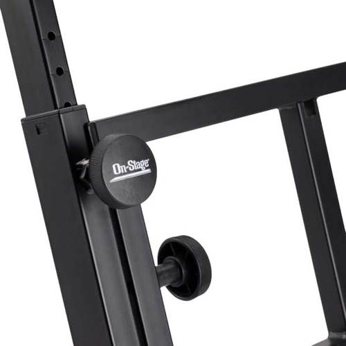 On Stage Pro Heavy Duty Folding Z Keyboard Stand with 2nd Tier On Stage Pro Heavy Duty Folding Z Keyboard Stand with 2nd Tier
