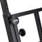 On Stage Pro Heavy Duty Folding Z Keyboard Stand with 2nd Tier Front View