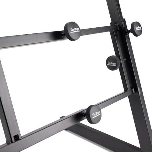 On Stage Pro Heavy Duty Folding Z Keyboard Stand with 2nd Tier On Stage Pro Heavy Duty Folding Z Keyboard Stand with 2nd Tier