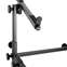 On Stage Pro Heavy Duty Folding Z Keyboard Stand with 2nd Tier Front View