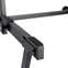 On Stage Pro Heavy Duty Folding Z Keyboard Stand with 2nd Tier Front View