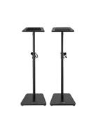 On Stage Wood Monitor Stands Black Pair