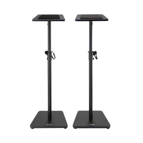 On Stage Wood Monitor Stands Black Pair On Stage Wood Monitor Stands Black Pair