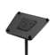 On Stage Wood Monitor Stands Black Pair Front View