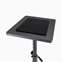 On Stage Wood Monitor Stands Black Pair Front View