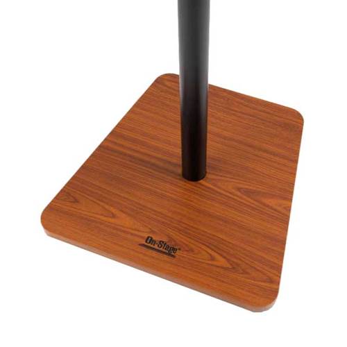 On Stage Wood Monitor Stands Rosewood Pair On Stage Wood Monitor Stands Rosewood Pair