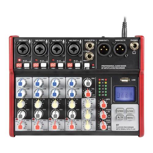 Citronic CSM-6 Mixer with USB / Bluetooth Player Citronic CSM-6 Mixer with USB / Bluetooth Player