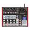 Citronic CSM-6 Mixer with USB / Bluetooth Player Front View