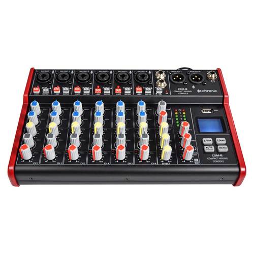 Citronic CSM-8 Mixer with USB / Bluetooth Player Citronic CSM-8 Mixer with USB / Bluetooth Player