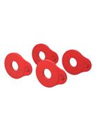 D'Addario Flex Lock Strap Blocks Red