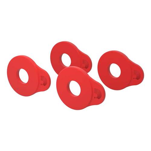 D'Addario Flex Lock Strap Blocks Red D'Addario Flex Lock Strap Blocks Red