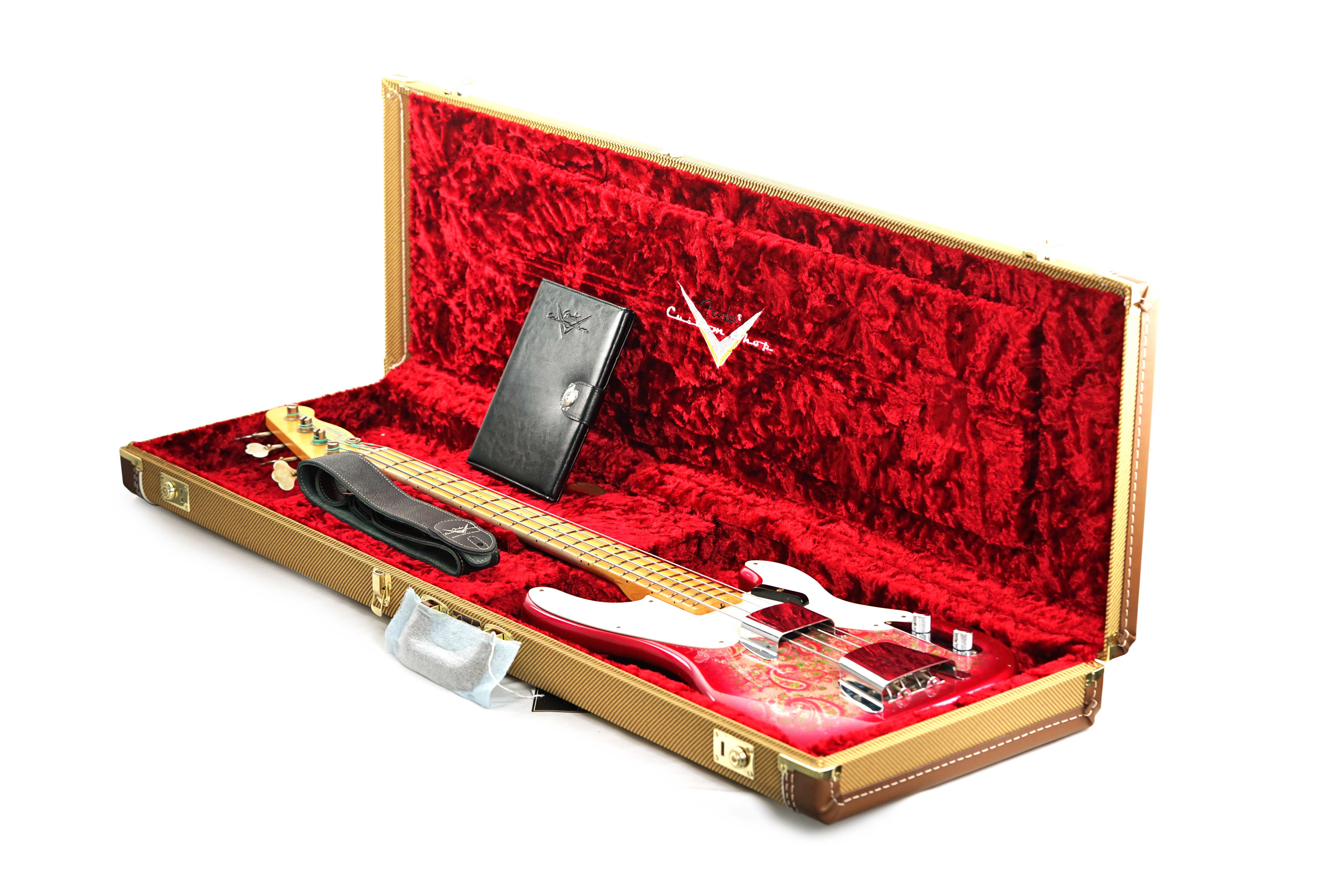 Fender Custom Shop Limited Edition 1954 Precision Bass Journeyman Relic Pink Paisley