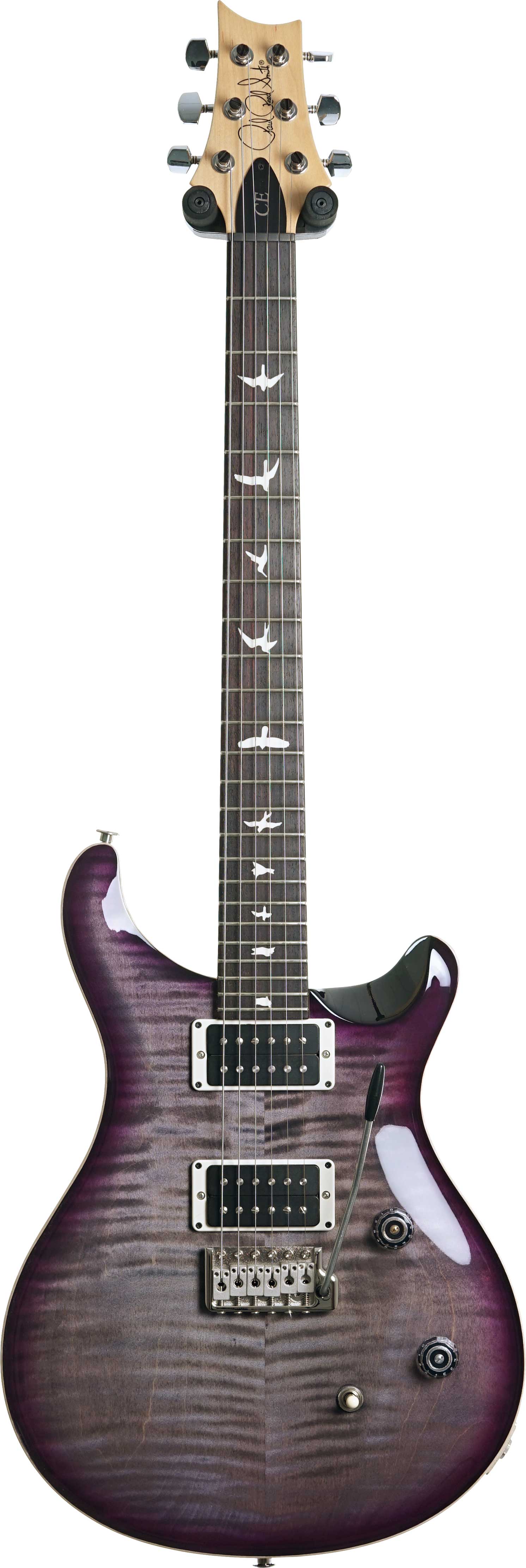 PRS CE24 Faded Grey Black Purple Burst
