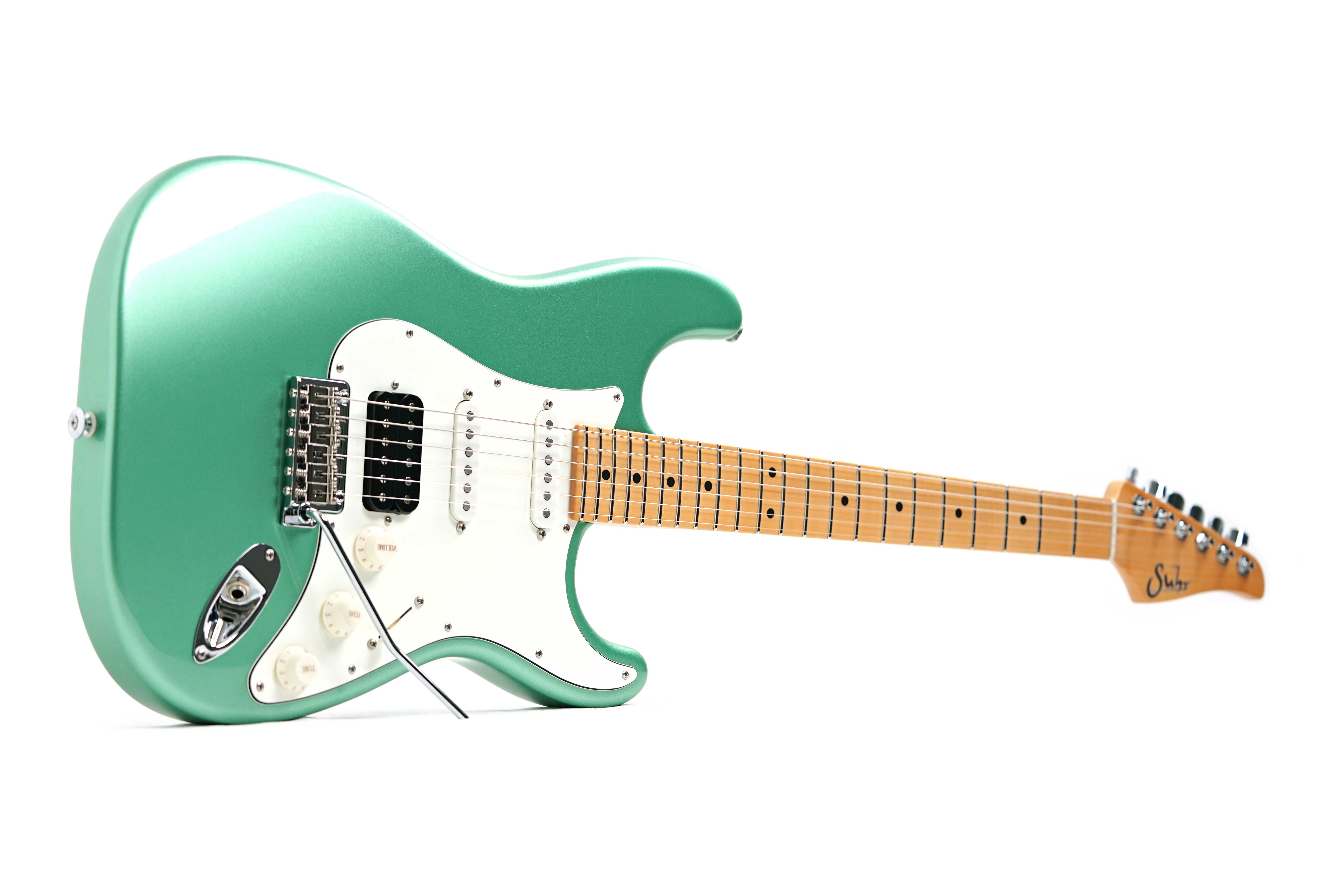 Suhr Classic S HSS Cactus Green Metallic Maple Fingerboard SSCII #87617