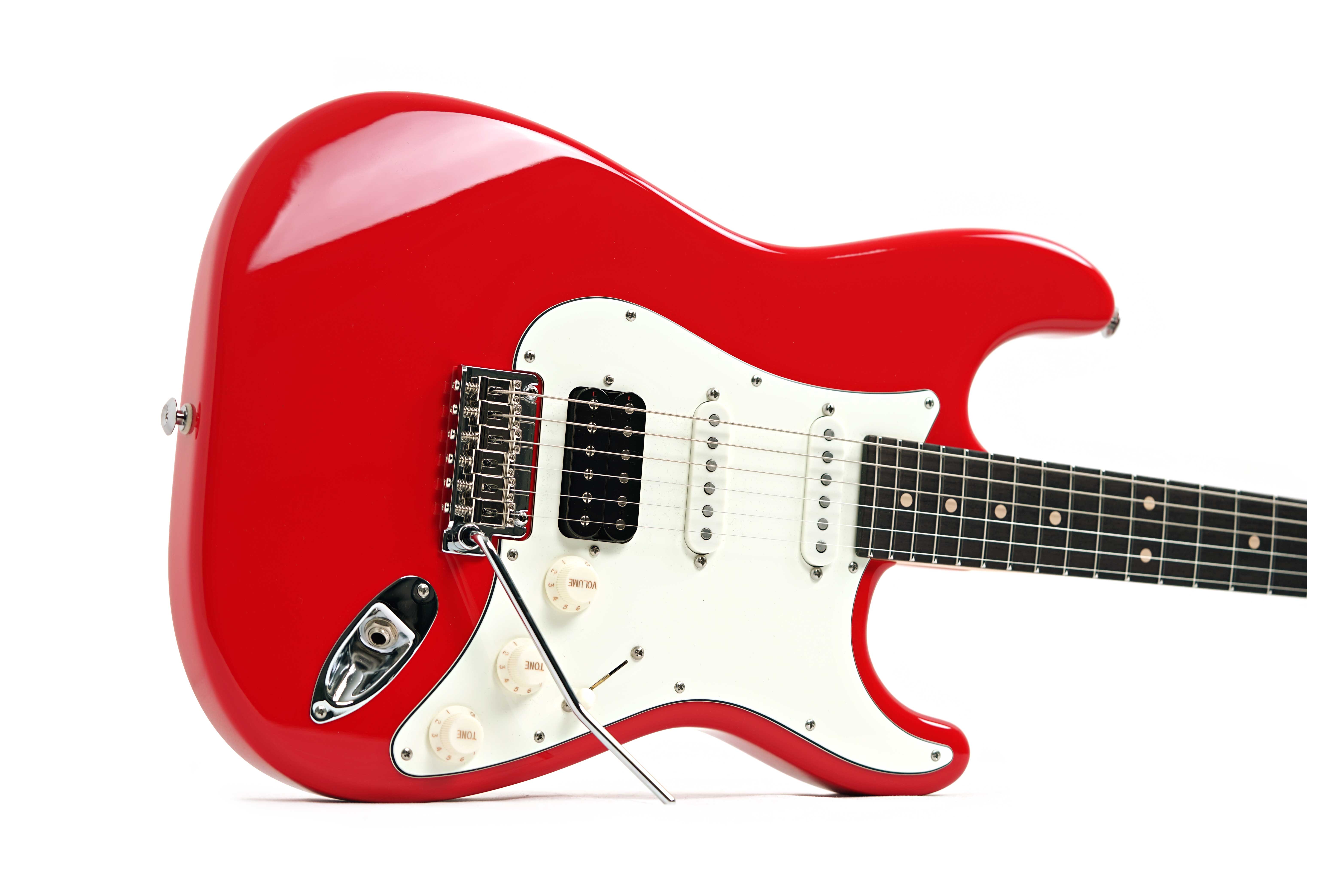 Suhr Classic S HSS Porsche Red Rosewood Fingerboard SSCII #87618