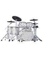 Roland VAD716-2PW Kit Flagship V-Drums Acoustic Design Pearl White