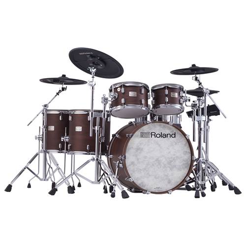 Roland VAD716-SW Kit Flagship V-Drums Acoustic Design Satin Walnut Roland VAD716-SW Kit Flagship V-Drums Acoustic Design Satin Walnut