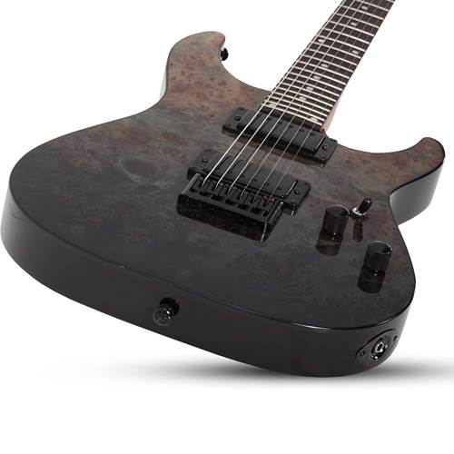 Schecter C-1 Standard Black Fade Burst Burl Schecter C-1 Standard Black Fade Burst Burl