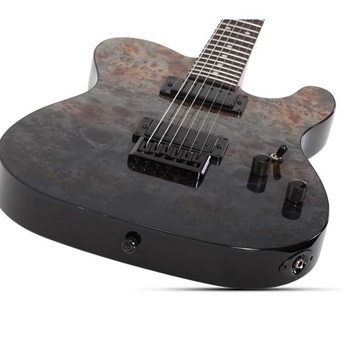 Schecter PT Standard Black Fade Burst Burl Schecter PT Standard Black Fade Burst Burl