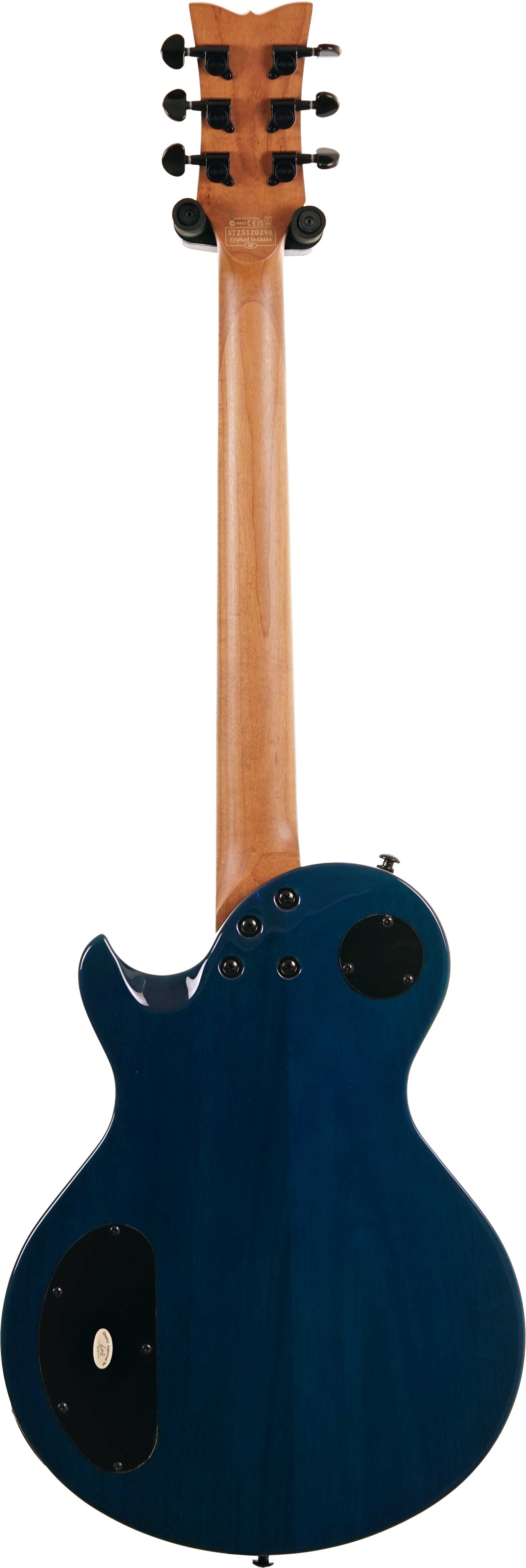 Schecter Solo-II Standard Ocean Blue Burst (Ex-Demo) #ST25120298