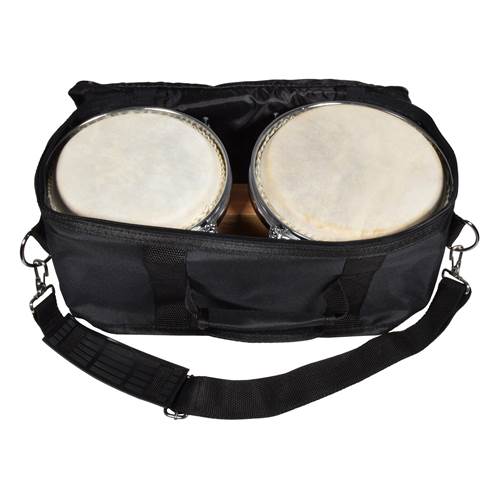 Chord Bongos 6.5 Inch and 7.5 Inch with Carry Bag White Chord Bongos 6.5 Inch and 7.5 Inch with Carry Bag White