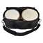 Chord Bongos 6.5 Inch and 7.5 Inch with Carry Bag White Front View