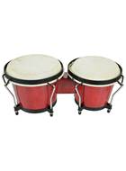 Chord Bongos 6.5 Inch and 7.5 Inch with Carry Bag Red