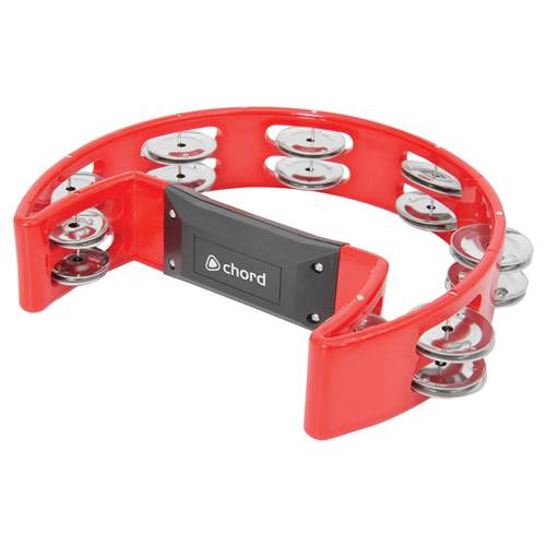 Chord Tambourines Single D Red Chord Tambourines Single D Red