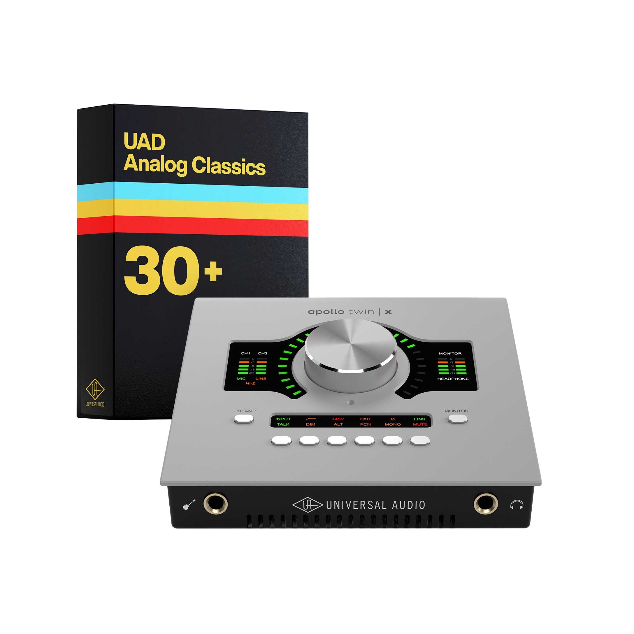 Universal Audio Apollo Twin X DUO with UAD Analog Classics (Desktop/TB3/MAC/WIN)