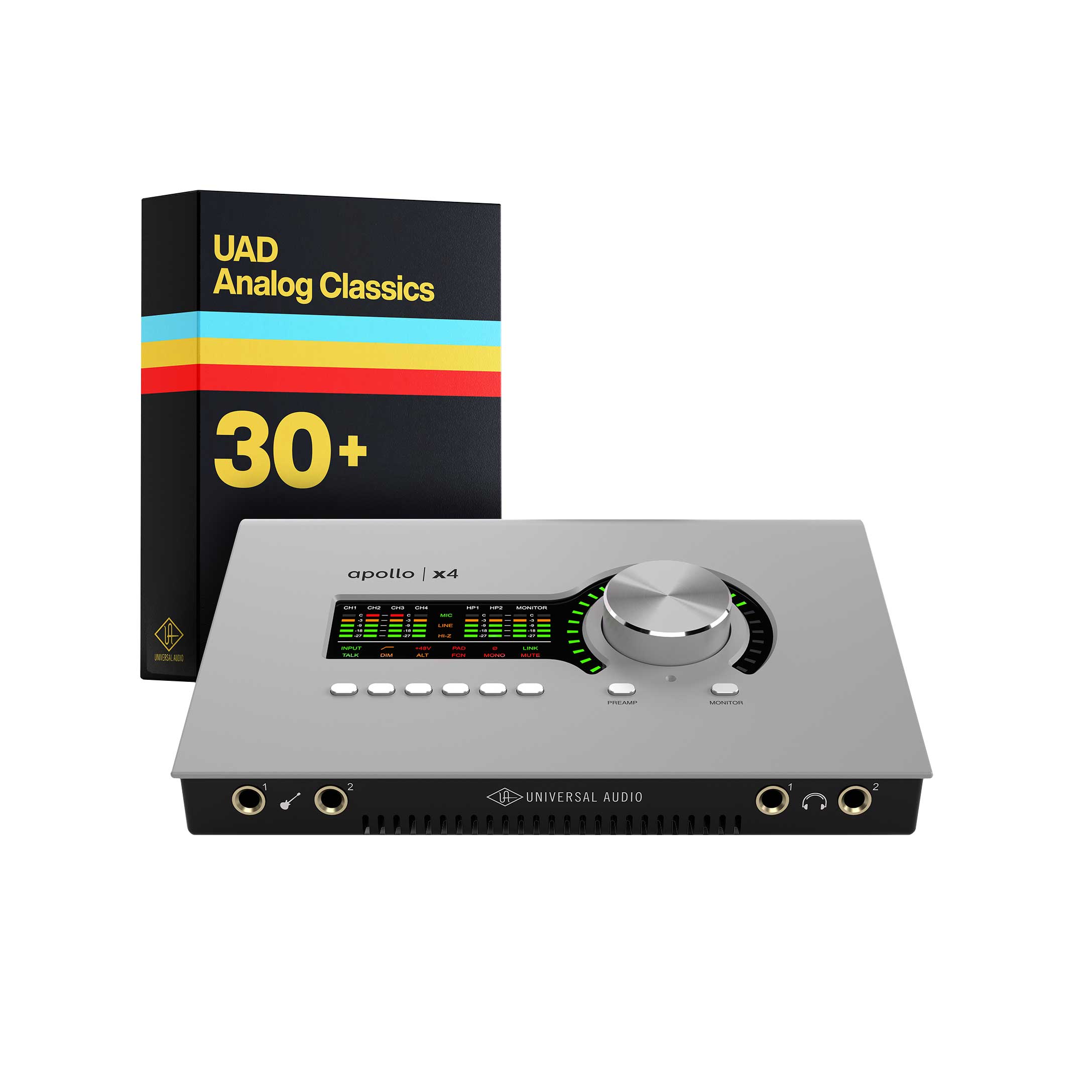 Universal Audio Apollo x4 with UAD Analog Classics (Desktop/TB3/MAC/WIN)
