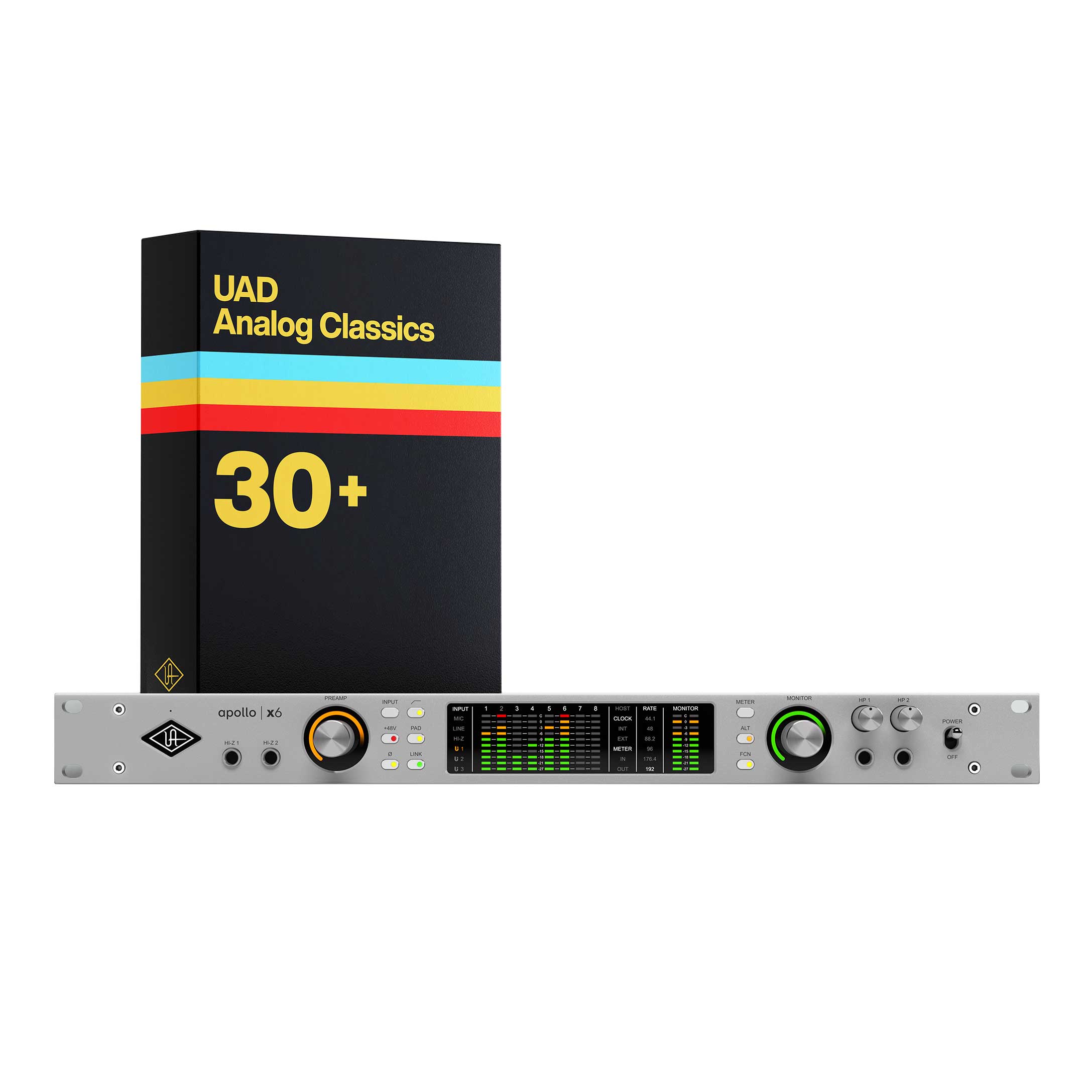 Universal Audio Apollo x6 with UAD Analog Classics (Rack/TB3/MAC/WIN)