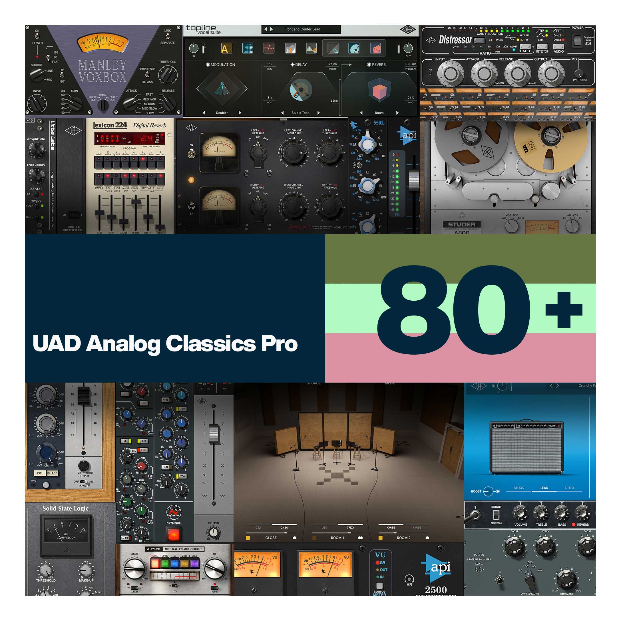 Universal Audio Apollo x8p with UAD Analog Classics Pro (Rack/TB3/MAC/WIN)