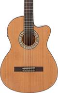 Santos Martinez Preludio Cutaway Electro-Classic Guitar Natural High Gloss