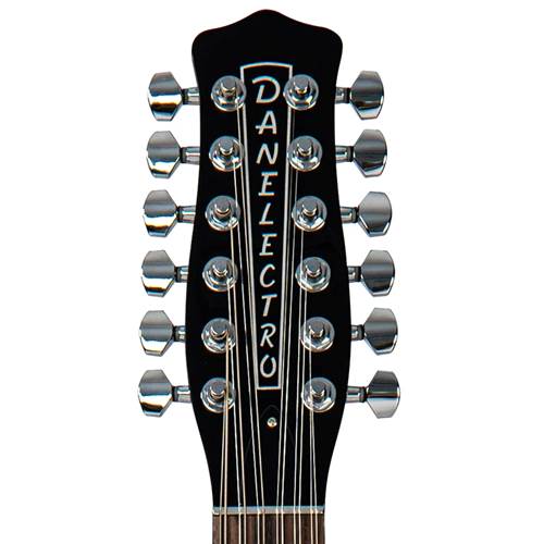 Danelectro 59' 12 String Electric Guitar Black Sparkle Danelectro 59' 12 String Electric Guitar Black Sparkle