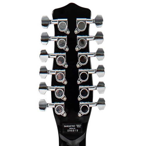 Danelectro 59' 12 String Electric Guitar Black Sparkle Danelectro 59' 12 String Electric Guitar Black Sparkle