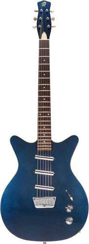 Danelectro Triple Divine Guitar Metallic Blue Danelectro Triple Divine Guitar Metallic Blue