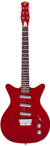 Danelectro Triple Divine Guitar Red Danelectro Triple Divine Guitar Red