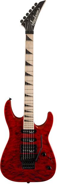 Jackson JS34Q Dinky Trans Red Quilt