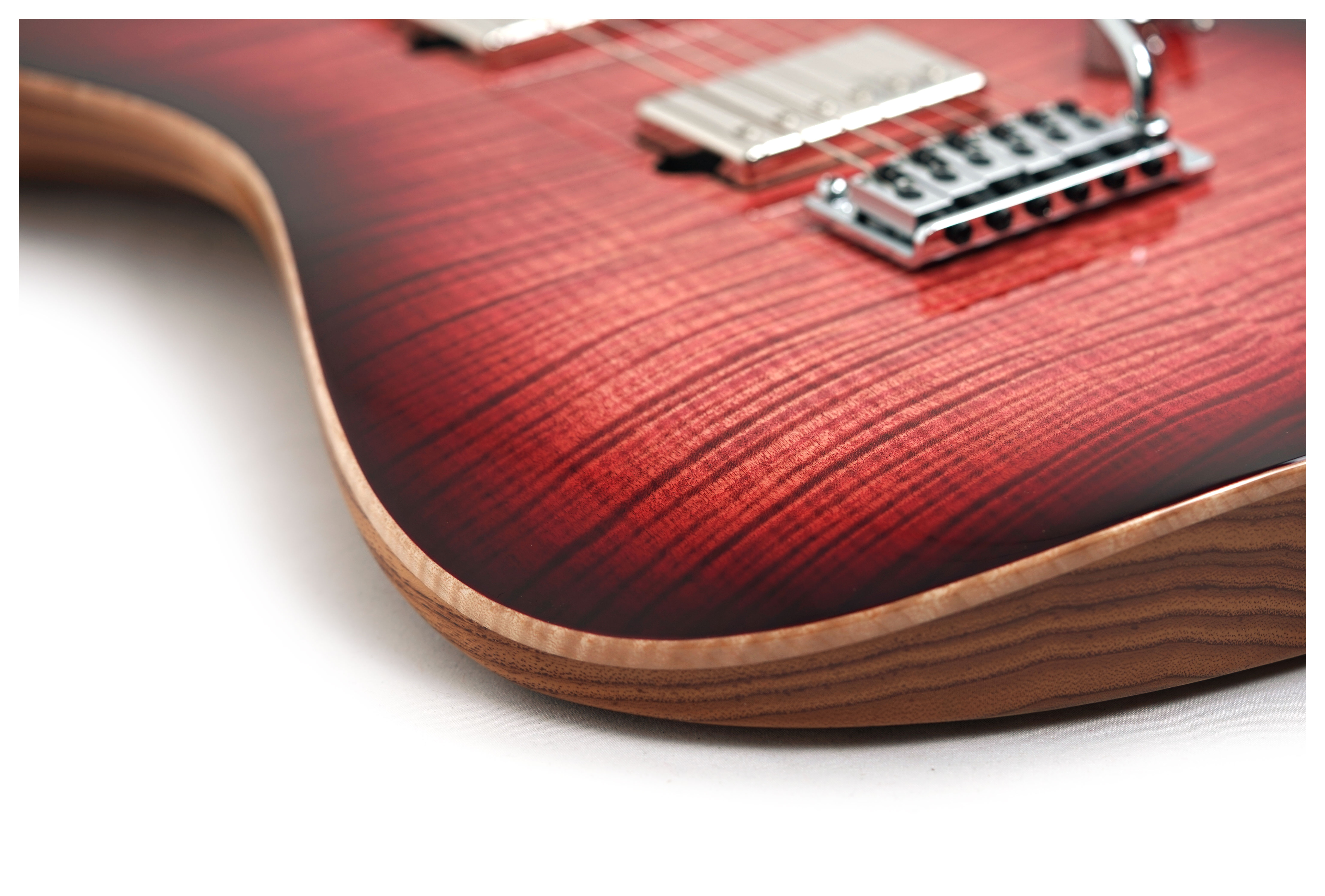 Suhr Modern HH Flame Maple Faded Trans Wine Red Burst #87877